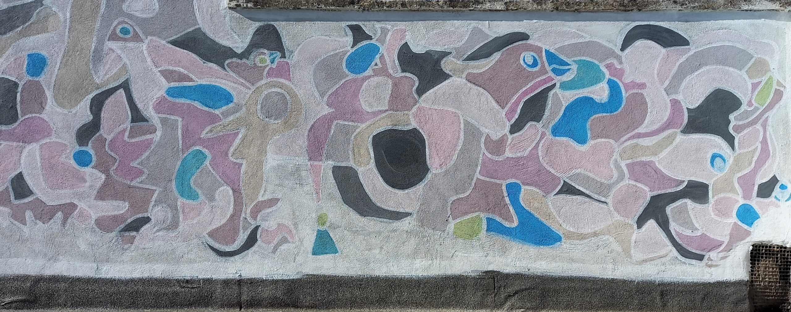 Azione Salvifica Mural Art Cortile delle Nevi Acrylic Painting Claudio Arezzo di Trifiletti 6